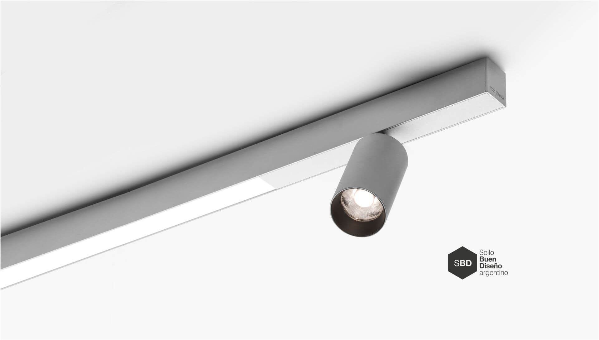 Aplique LED Lino Croll Plaf 1 Cabezal Tira 26,5W, 1500Mm · Kohen Iluminación
