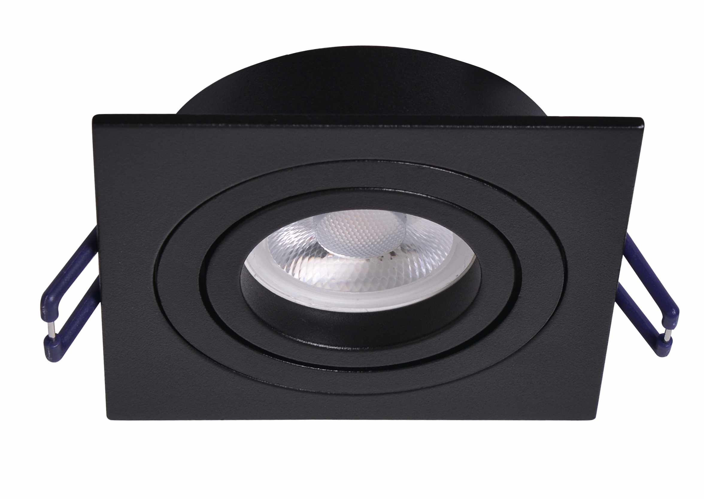 Embutido LED Embutido Or Cuadrado Aluminio Negro Movil Antideslumbrante Para Dicro Led Gu10 M · Kohen Iluminación