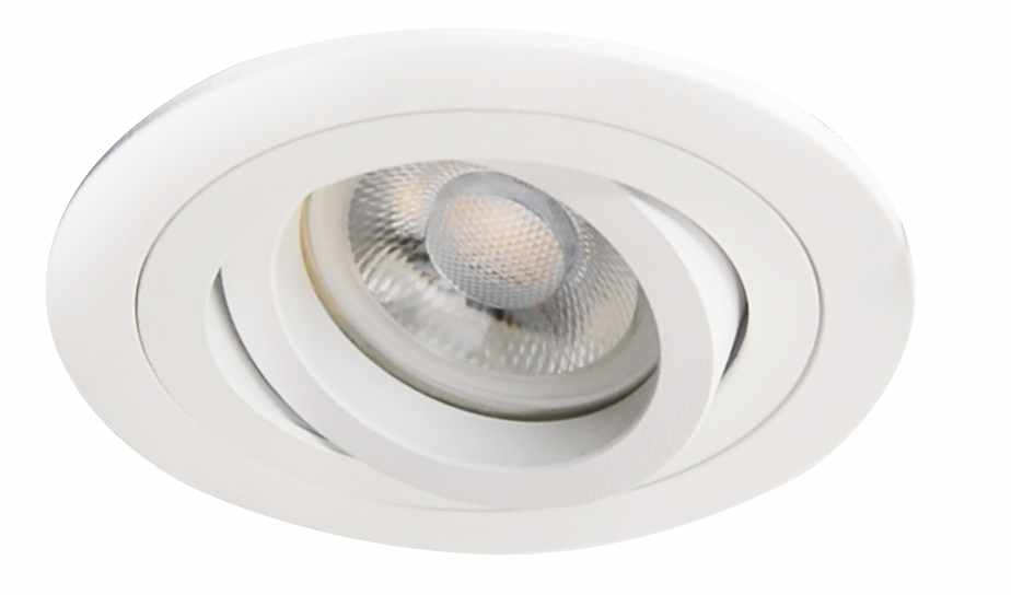 Embutido LED Embutido Or Redondo Aluminio Blanco Movil Antideslumbrante Para Dicro Led Gu10 M · Kohen Iluminación