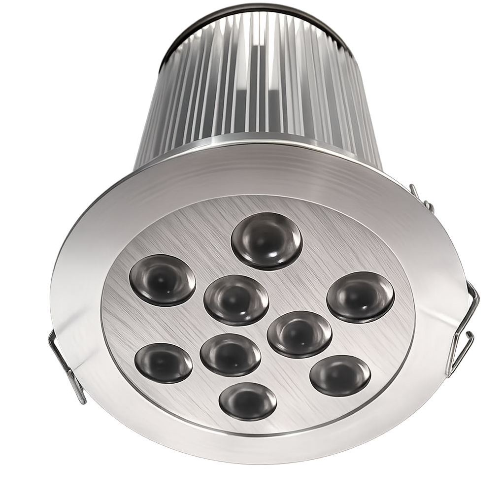 Embutido LED Embutido De Techo 27W 700Ma 9X 3Watts = 27W Color Led Blanco Calido Disipador De · Kohen Iluminación