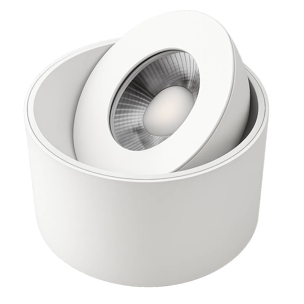 Aplique LED Aplique Orbit 7W Led Redondo Aluminio Blanco Medidas: 72Mm Diam X 62Mm Alto Aguj · Kohen Iluminación