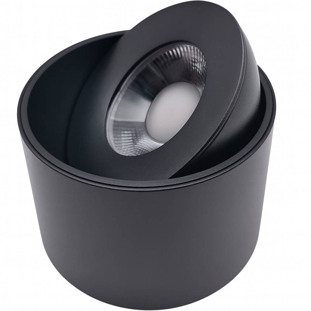 Aplique LED Aplique Orbit 7W Led Redondo Aluminio Negro Medidas: 72Mm Diam X 62Mm Alto Aguje · Kohen Iluminación
