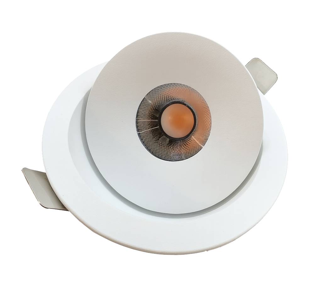 Embutido LED Embutido Orbit 12W Led Redondo Aluminio Blanco Medidas: 111Mm Diam X 53Mm Alto A · Kohen Iluminación