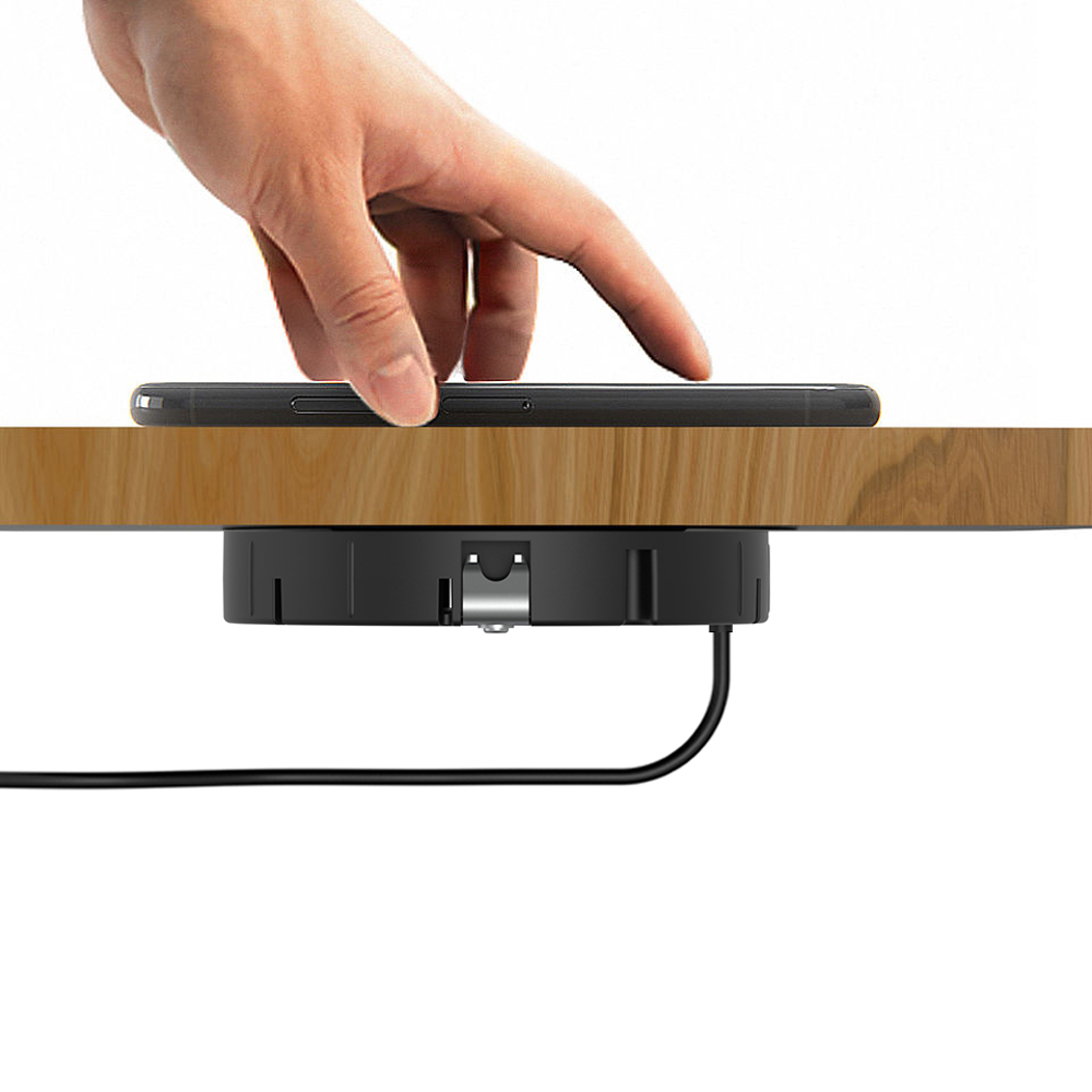 Accesorio Cargador Inalambrico Inductivo Oculto Bajo Mesa Para Carga De Celular 15W (No In · Kohen Iluminación