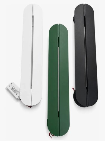 Aplique LED Aplique Pared Vertex Led 18W 60Cm Largo En Chapa Metálica Verde, Luz Calida 3000 · Kohen Iluminación