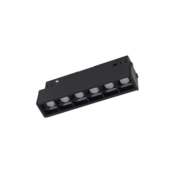 Spot Magnético LED Embutido Magnetico 6W 3000K Luz Calida Negro 11Cm 24Grados Aluminio Cri +93 · Kohen Iluminación