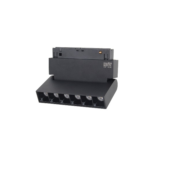 Spot Magnético LED Embutido Magnetico Movil 6W Negro 3000K Ip20 24 Grados Aluminio 11.3Cm Cri +93 · Kohen Iluminación
