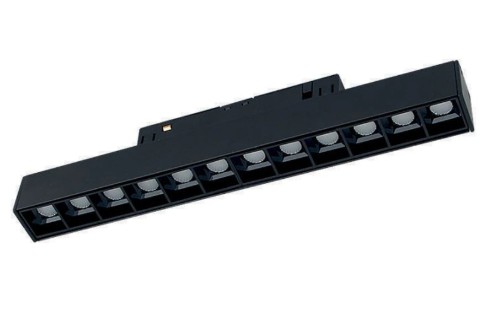 Spot Magnético LED Embutido Magnetico 12W 3000K Luz Calida Negro 22Cm 24Grados Aluminio Cri +93 · Kohen Iluminación