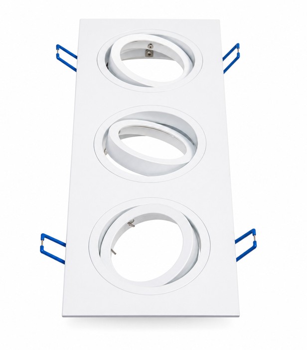 Embutido LED Embutido X3 Ar70 Blanco Mate Medidas:354 X 129 Mm · Kohen Iluminación