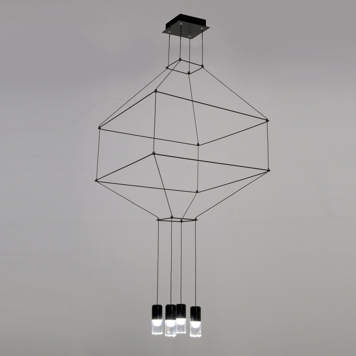 Colgante 4×4,5W LED 120cm · Kohen Iluminación