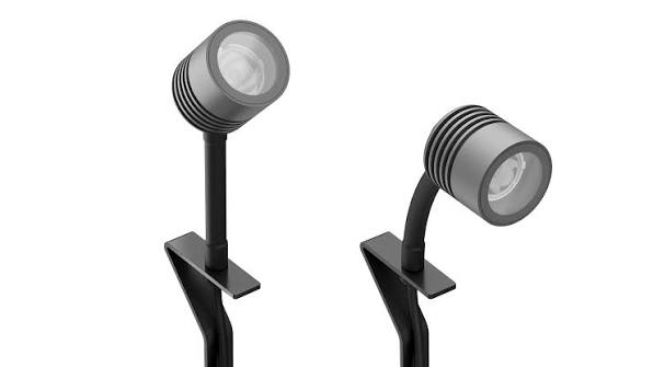 Uplight orientable con estaca – PUCK-E 10 W · Kohen Iluminación