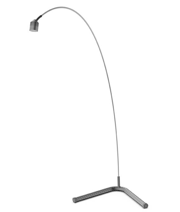 Luminaria orientable de pie – PUCK CURVO 10 W · Kohen Iluminación